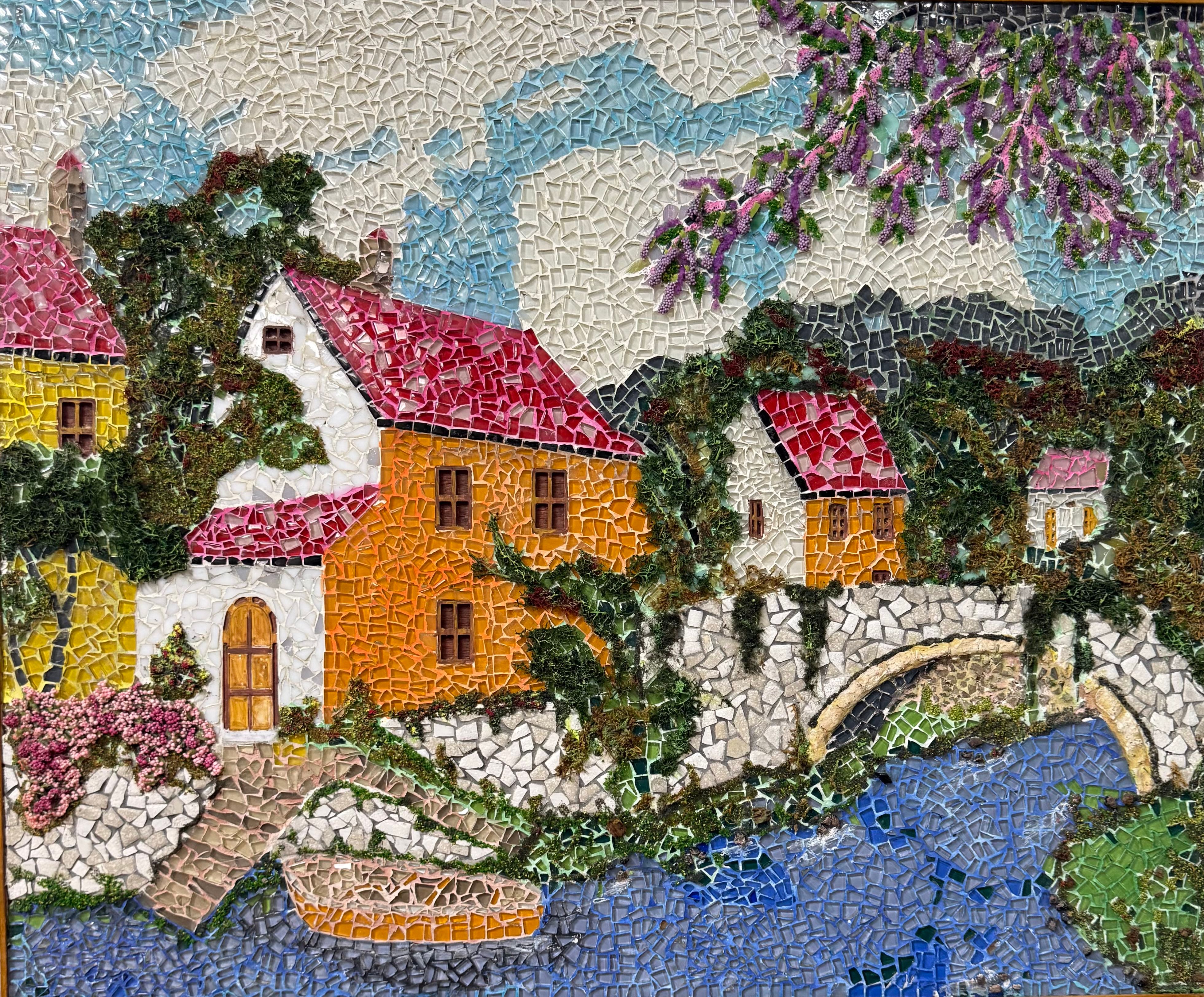 Village in Glass — 3D relief